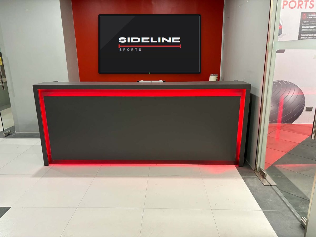 Sideline Sports reception desk